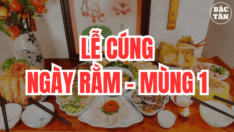 HƯỚNG DẪN LỄ CÚNG NGÀY RẰM MÙNG MỘT CHUẨN VÀ ĐƠN GIẢN NHẤT